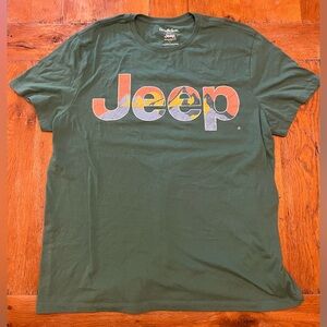 Goodfellow & Co Green Jeep Graphic Tee XL